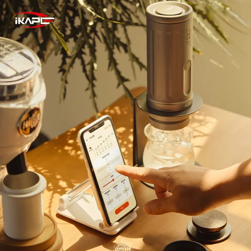 IKAPE Kapo K2 51mm Portable Coffee Machine,Ideal For Beginners,Includes a Complete Espresso Kit,Suitable For Home Use Or Travel