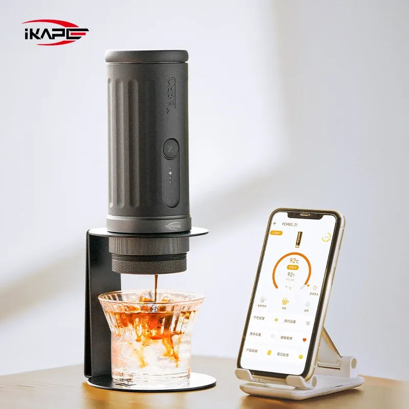 IKAPE Kapo K2 51mm Portable Coffee Machine,Ideal For Beginners,Includes a Complete Espresso Kit,Suitable For Home Use Or Travel